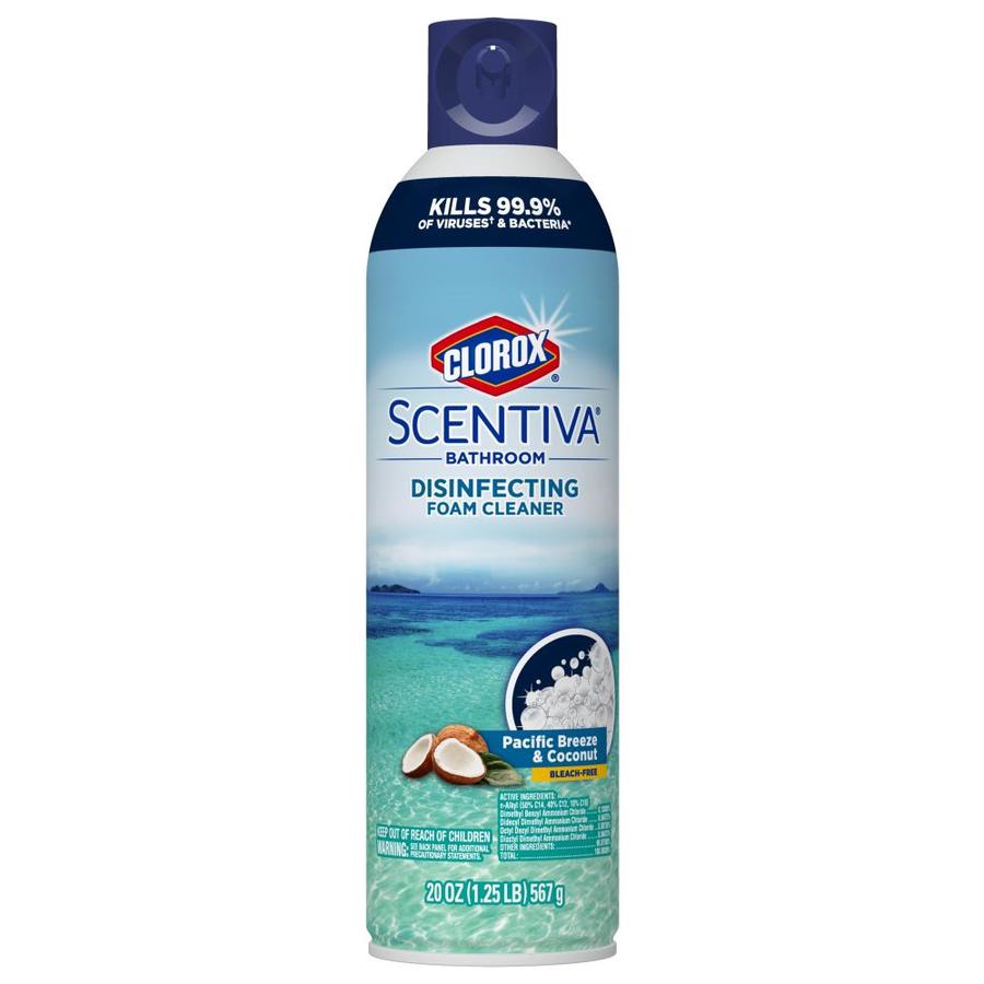 Clorox Scentiva Bathroom Foam Cleaner Foaming Aerosol Mu At Lowes Com