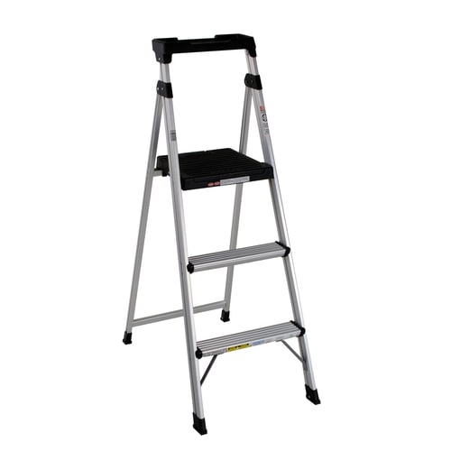 Cosco 3-Step Aluminum Step Stool in the Step Stools department at Lowes.com