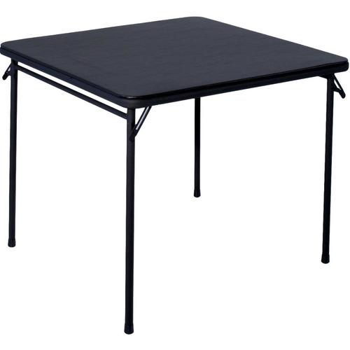 Cosco 33 81 In X Outdoor Square Black Folding Table