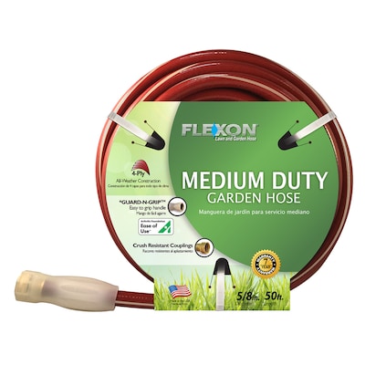 Flexon 5 8 In X 50 Ft Medium Garden Hose At Lowes Com