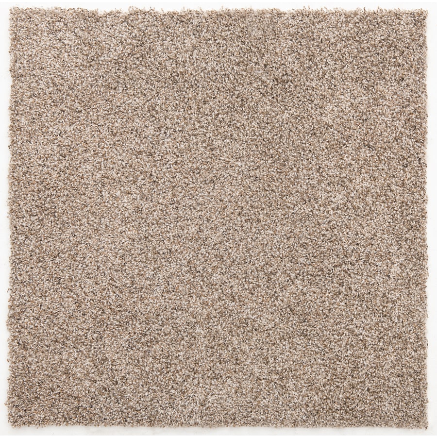 Nance 6 Pack 24 In Gray Shag Frieze Adhesive Backed Carpet Tile In The Carpet Tile Department At Lowes Com