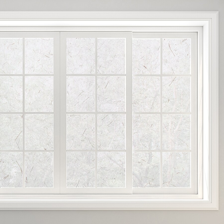 GILA Privacy 36-in x 78-in Frosted Rice Paper Privacy-control Window ...