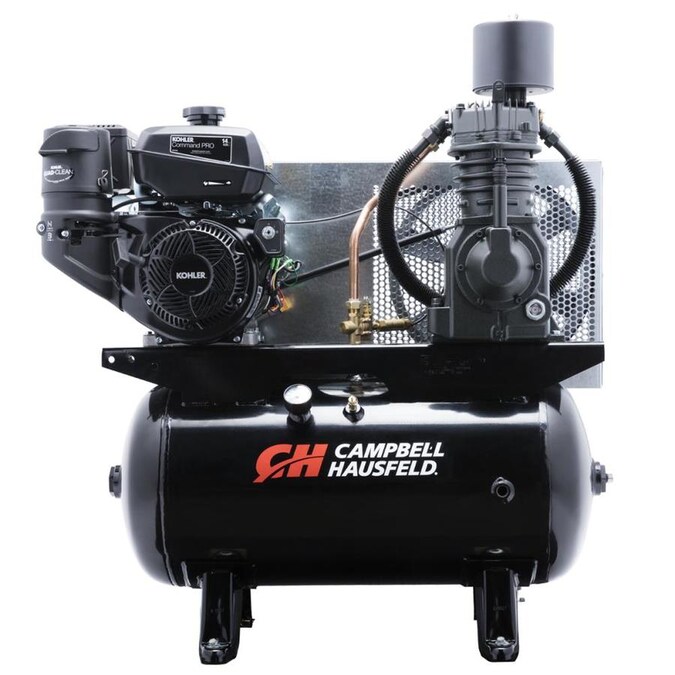 Campbell Hausfeld 30-Gallon Two Stage Gas Horizontal Air Compressor in
