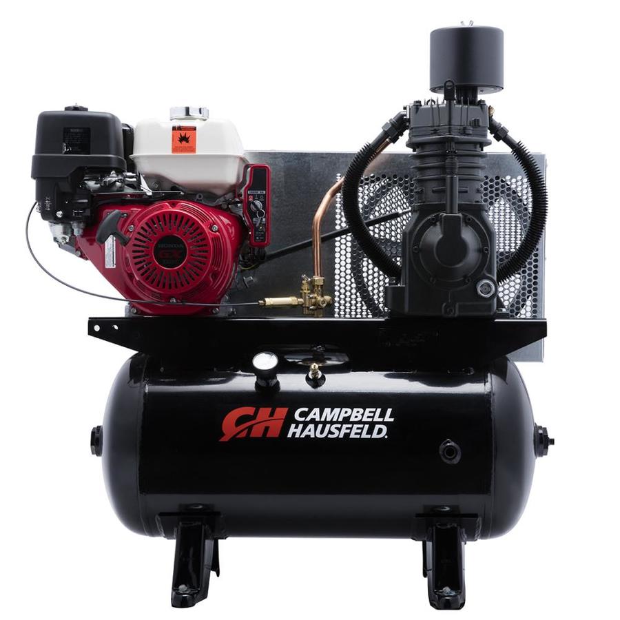 Campbell Hausfeld 30Gallon Two Stage Gas Horizontal Air Compressor in