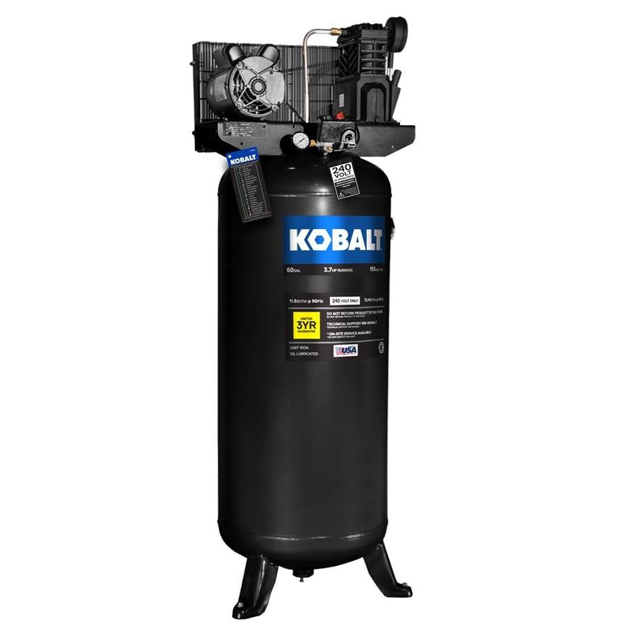 Kobalt 60Gallon Electric Vertical Air Compressor at