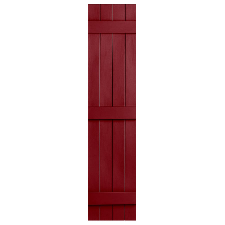 Shop Severe Weather 2 Pack Cranberry Board And Batten Vinyl Exterior   045841005494 