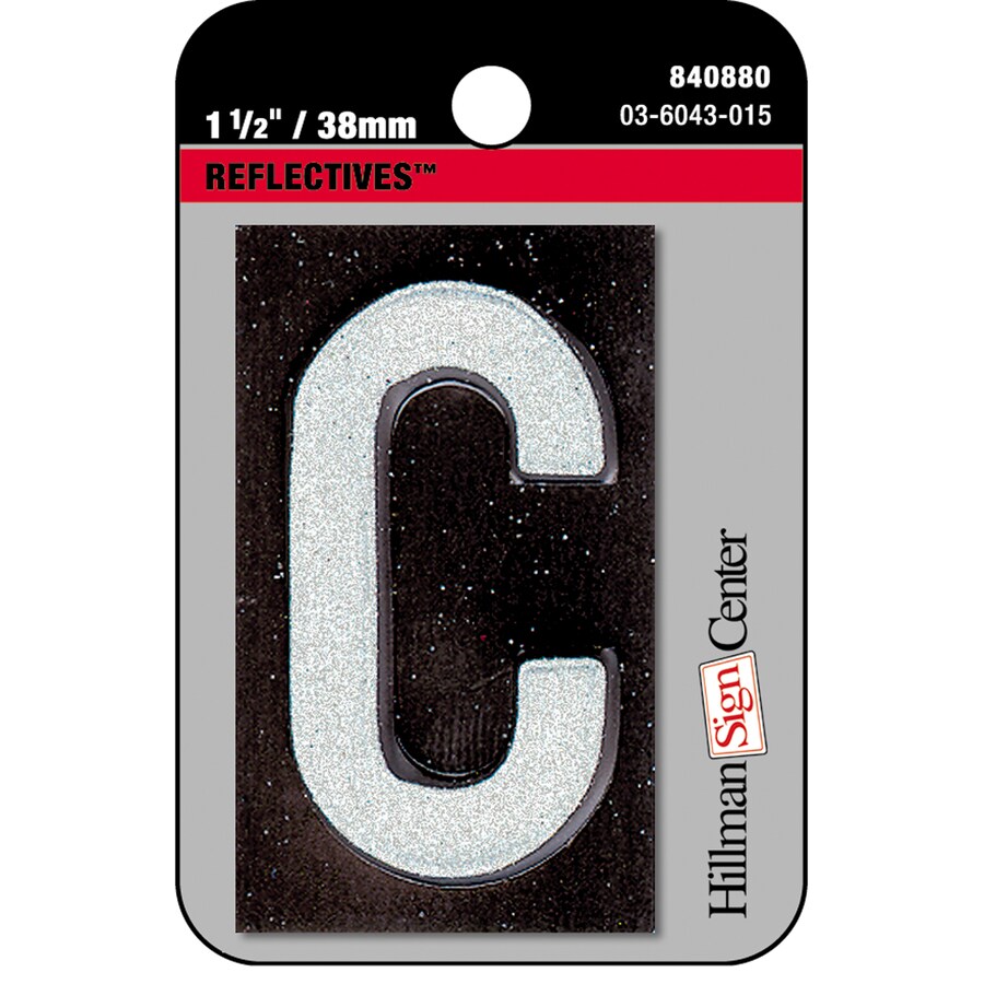 Hillman 840880 1.5-in Reflective White House Letter Standard