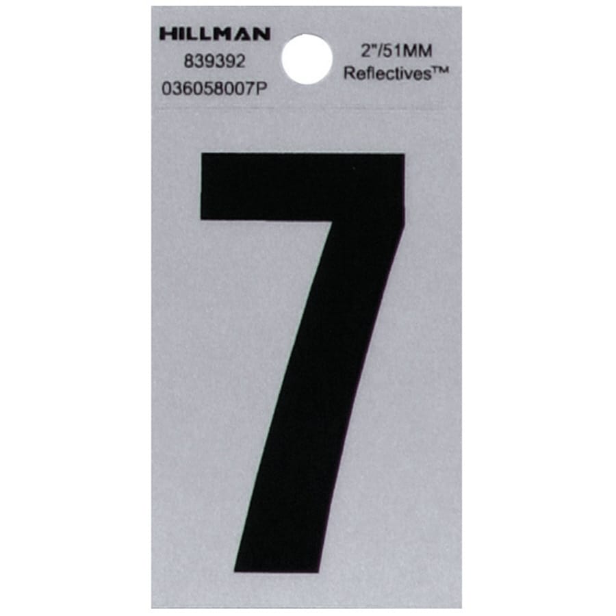 Hillman Sign Center 045899358078 2IN REFLECTIVE MYLAR #7