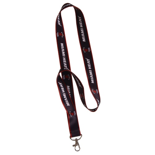 Hillman Miami Heat Black, White and Red Lanyard in the Key Accessories ...