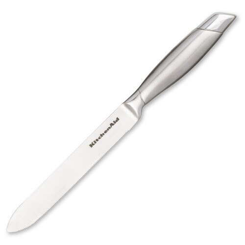 KitchenAid 5.5" Stainless Steel Serrated Utility Knife in the Kitchen