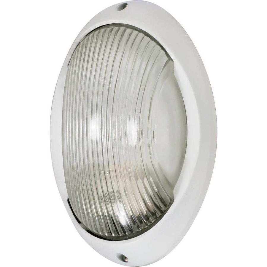Shop 19.97-in H Semi Gloss White Outdoor Wall Light at Lowes.com