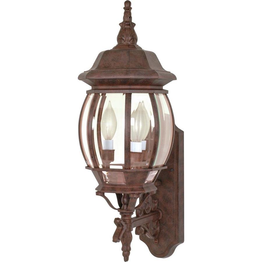 Shop 20.95-in H Old Bronze Outdoor Wall Light at Lowes.com