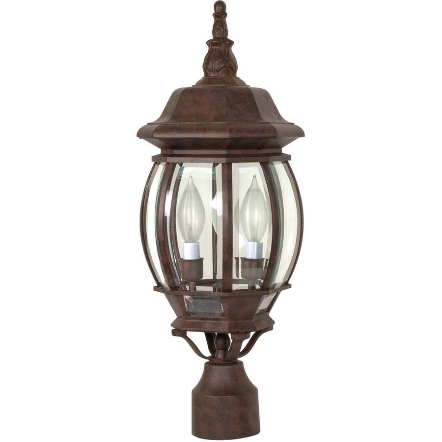 Dusk Till Dawn Exterior Lights Westek 150 Watt To Light 18 75 In W Old Bronze Outdoor Flush Mount Light At