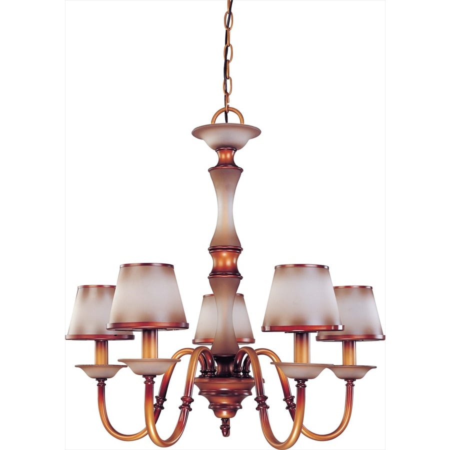  LW1642 5-Light Cornelia Newport Copper Chandelier
