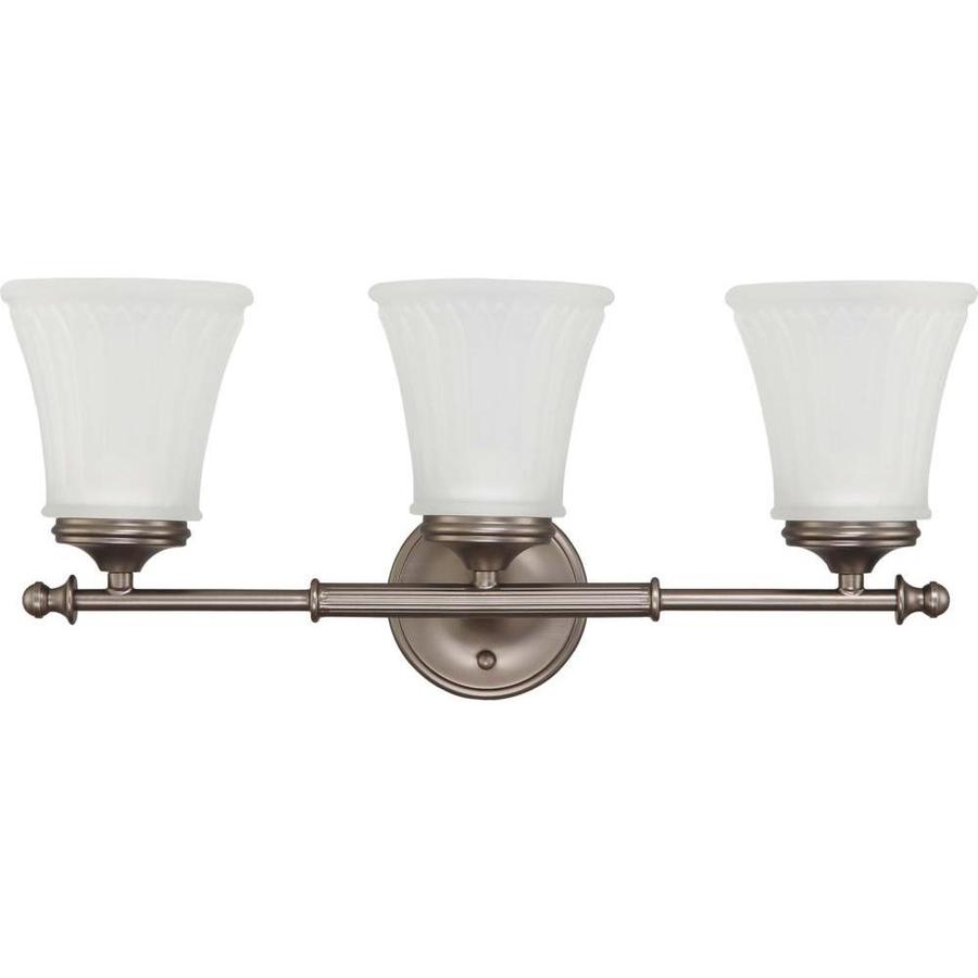 Shop Teller 2-Light 9-in Aged Pewter Vanity Light at Lowes.com