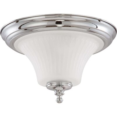 2-in Polished Chrome Transitional Flush Mount Light 2-in Polished Chrome Transitional Flush Mount Light