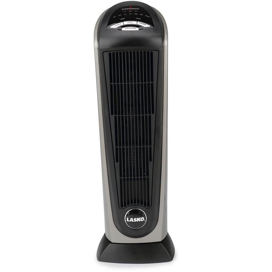 Lasko 1500 Watt Convection Tower Electric Space Heater At Lowes Com