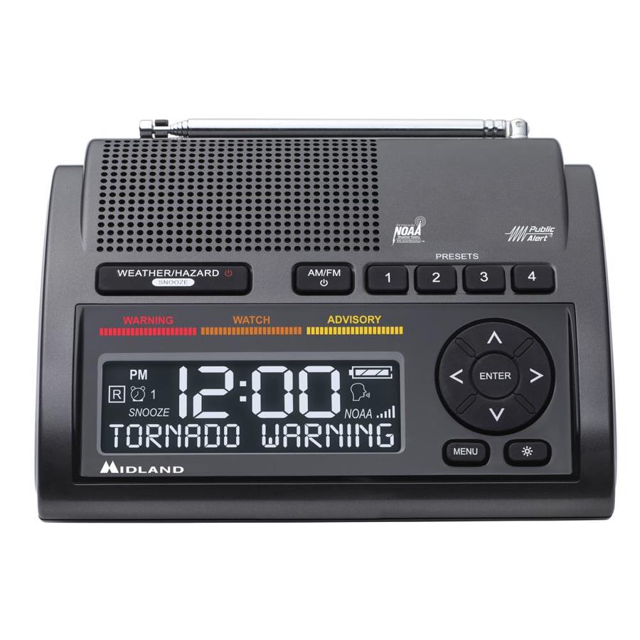 Midland AM/FM Weather Radio with Clock in the Weather Radios department