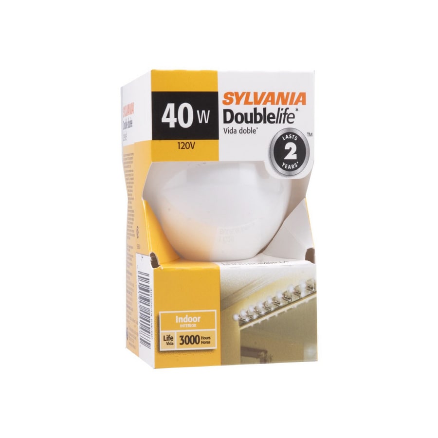 SYLVANIA - Soft white E26 Incandescent Decorative Light Bulb