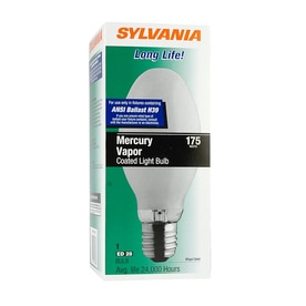 UPC 046135694387 product image for SYLVANIA 175-Watt ED28 Mogul Base Mercury Vapor HID Light Bulb | upcitemdb.com