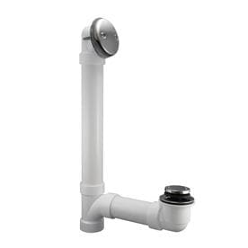 UPC 046224015765 product image for Plumb Pak 1-1/2-in Brushed Nickel Foot Lock with PVC Pipe | upcitemdb.com