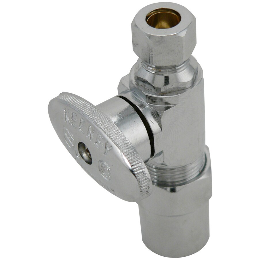 Keeney Mfg. Co. Chrome Quarter-Turn Straight Valve at Lowes.com