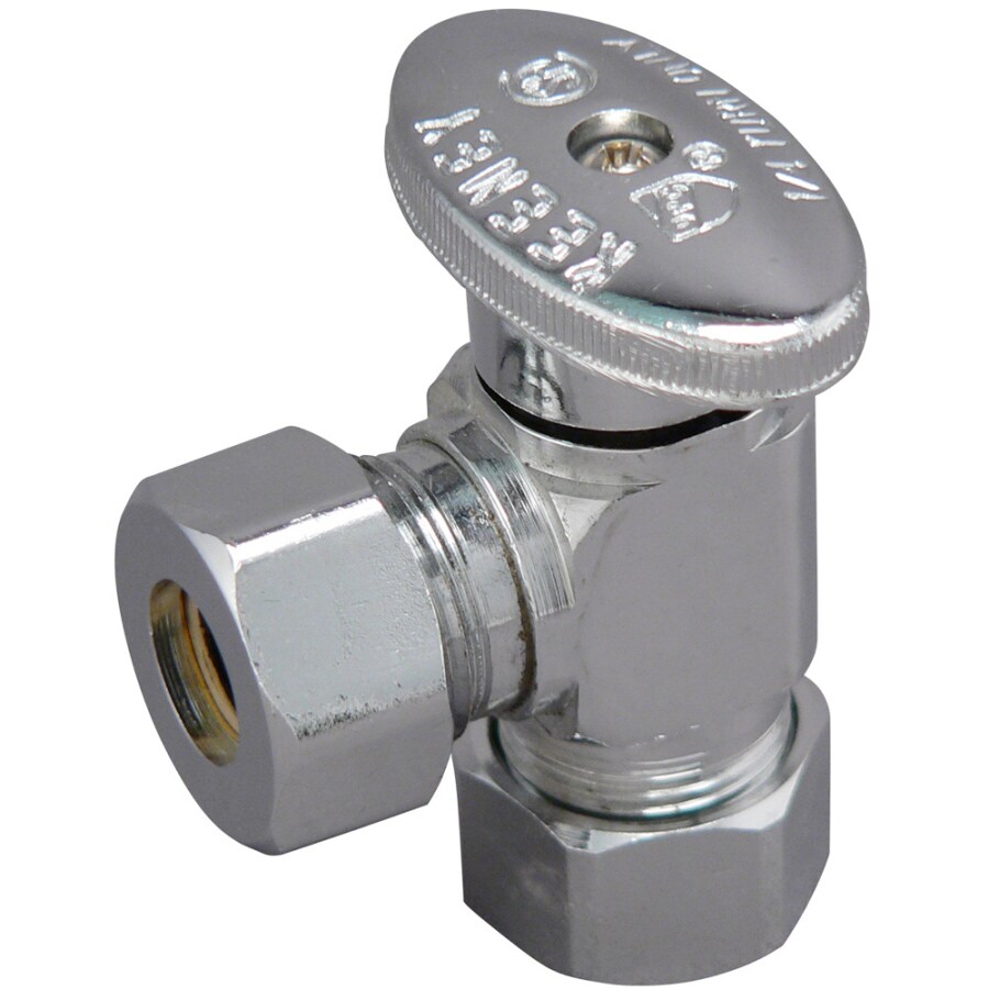 Keeney Mfg. Co. Chrome Quarter-Turn Angle Valve at Lowes.com