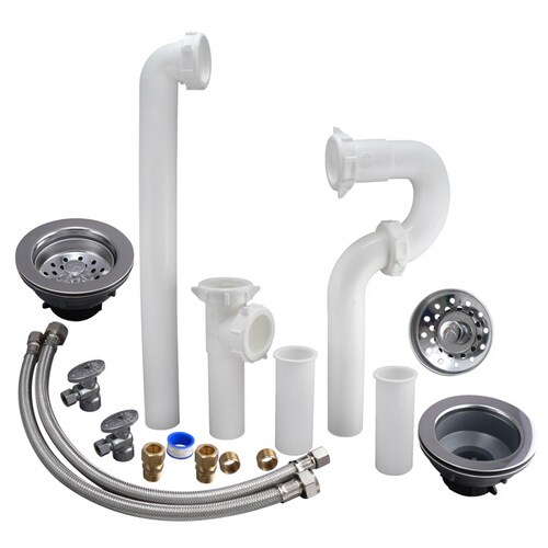 Plumb Pak Sink Master Kit for Wall Connection at