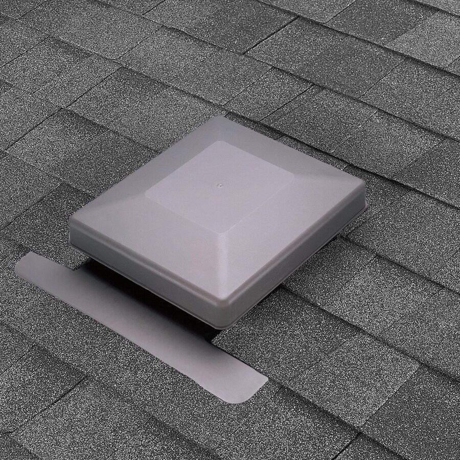 AIR VENT INC. Gray Plastic Square Roof Louver in the Roof Louvers ...