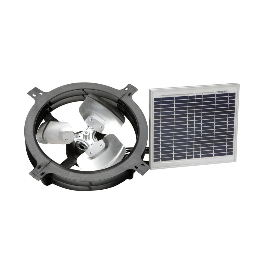 Shop Air Vent 17.875-in Dia Solar Gable Vent Fan at Lowes.com