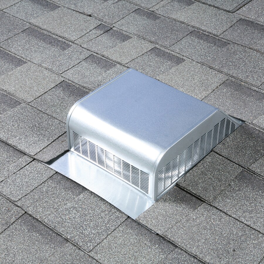 Air Vent Mill Galvanized Steel Slant-Back Roof Louver in the Roof ...