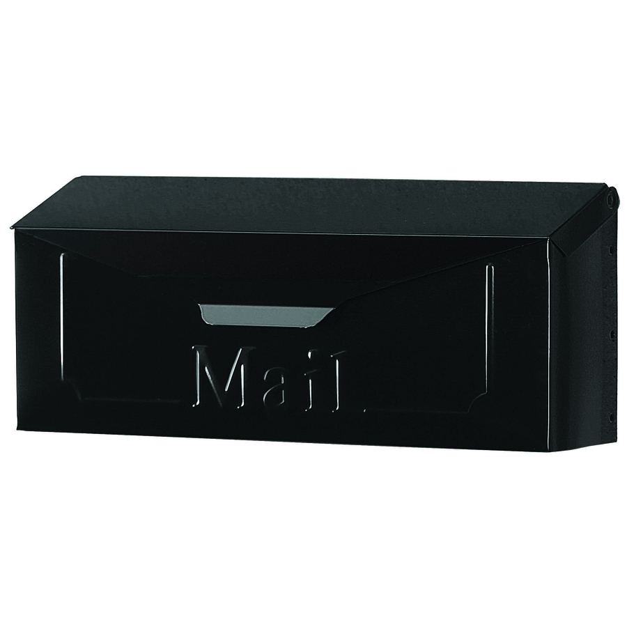Townhouse 15 2 In X 6 1 Metal Black Wall Mount Mailbox At Townhouse 15 2 In X 6 1 Metal Black Wall Mount Mailbox