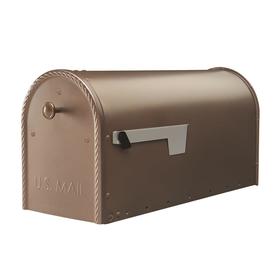 UPC 046462010003 product image for Gibraltar Mailboxes Edwards 8.7-in W x 10.9-in H Metal Post Mount Mailbox | upcitemdb.com