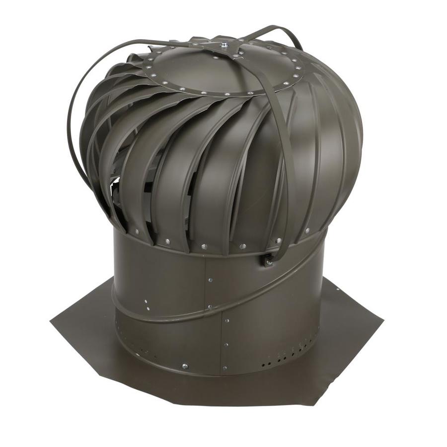 Air Vent 12-in Aluminum Externally Braced Roof Turbine Vent in the Roof ...