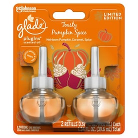 Glade 2-Pack Toasty Pumpkin Spice Plug-In Air Freshener