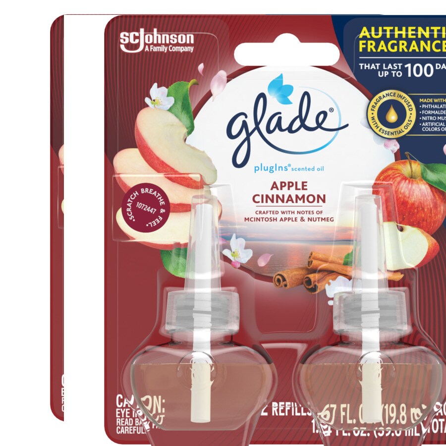 Glade 618392 2-CT GLADE APPLE CINNAMON OIL