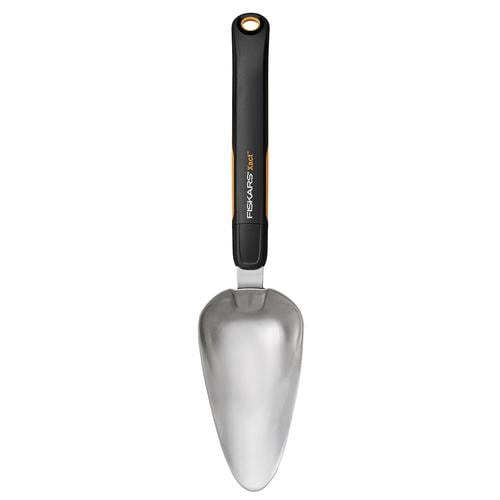 Fiskars Xact 6.5in Stainless Steel Garden Trowel in the Garden Hand