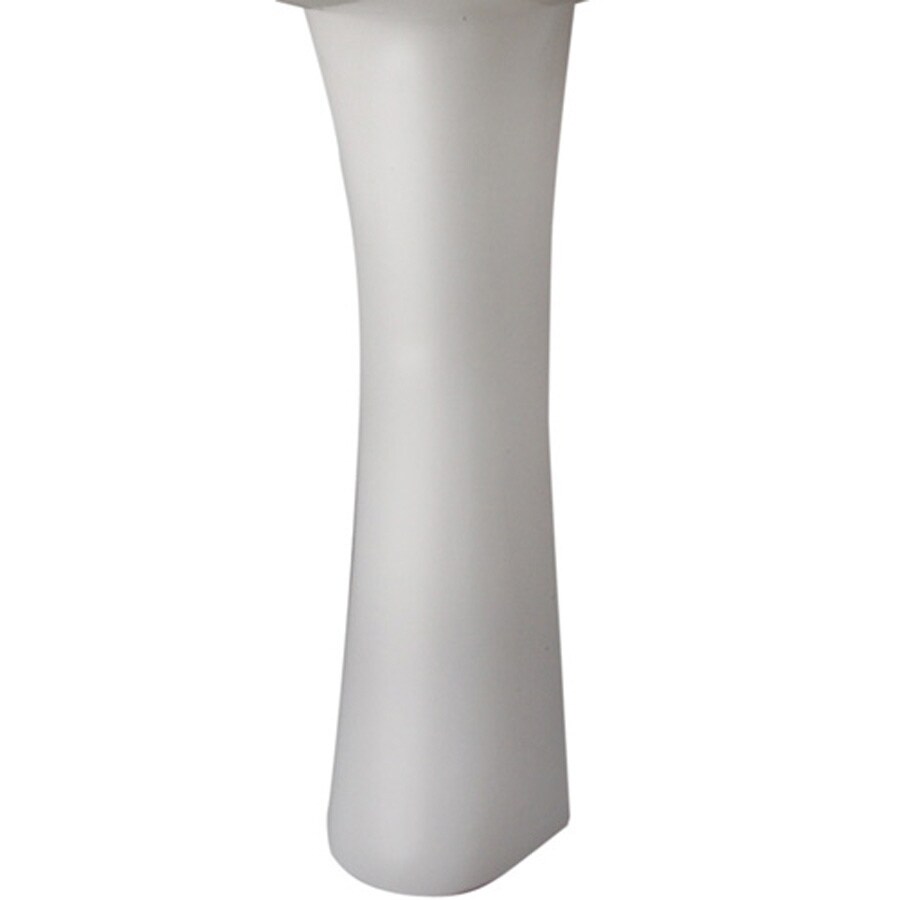 Mansfield Alto IV or East Hampton White Pedestal Sink Base at