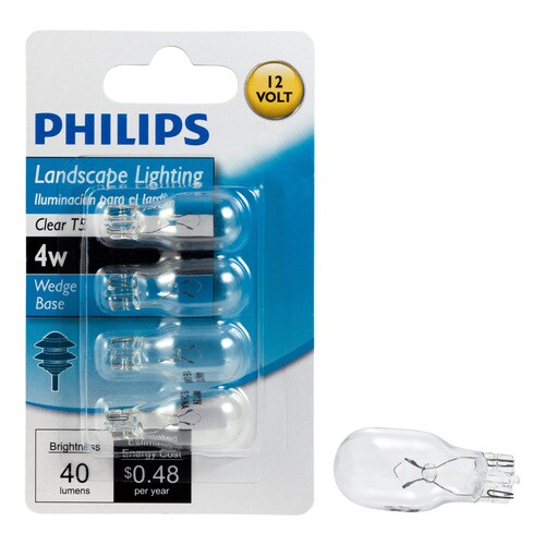 Philips T5 Bright White Light Fixture Halogen Light Bulb (4Pack) in the Halogen Light Bulbs