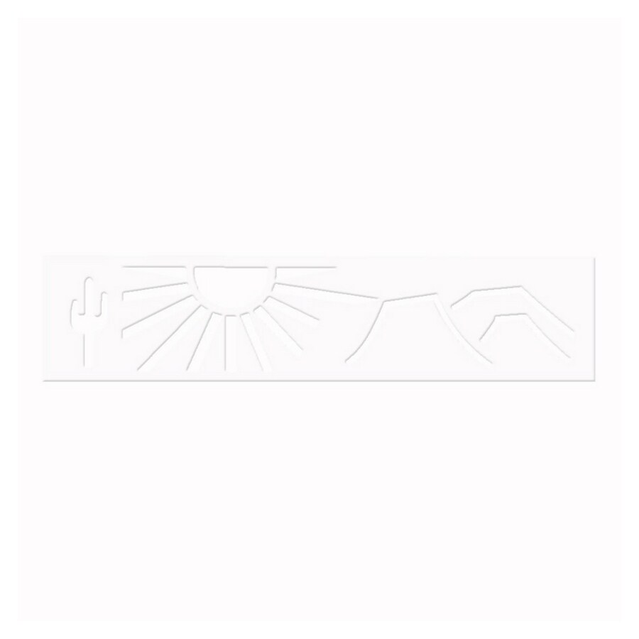 Gatehouse 28007002 29" White Sunrise Door Insert