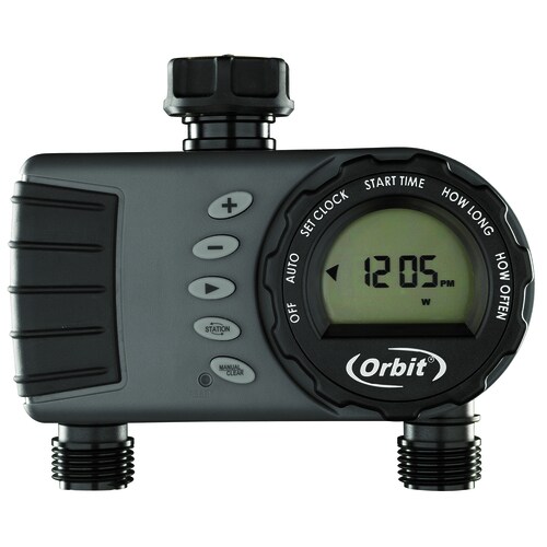 Orbit 2 Output Port Digital Hose End Timer In The Water Timers Department At Com - Garden Hose Timer Orbit 2 Output Port Digital Hose End Timer In The Water Timers Department At Com - Garden Hose Timer