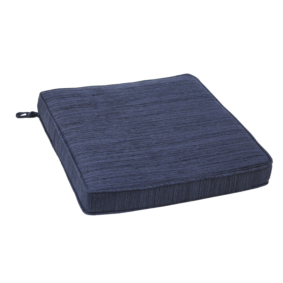 Allen Roth Sunbrella Xena Brick Deep Seat Patio Chair Cushion Allen Roth Sunbrella Canvas Navy Deep Seat Patio Chair Cushion