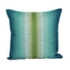 Garden Treasures Blue and Green Striped Square Throw Pillow Outdoor ...