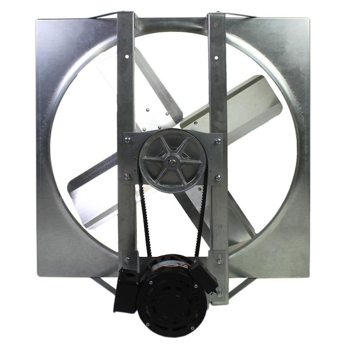 Cool Attic 24in Steel Single Belt Drive Whole House Fan in the Whole House Fans department at