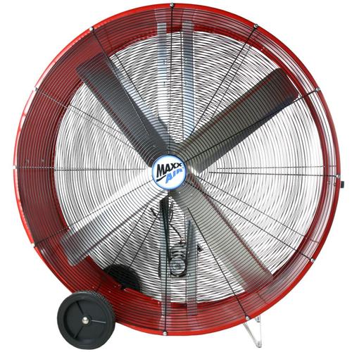 MaxxAir 48-in 2-Speed Indoor Red Industrial Fan in the Portable Fans ...