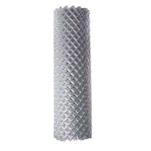 6-ft x 50-ft Galvanized Steel 9-Gauge Chain-Link Fence Fabric at Lowes.com