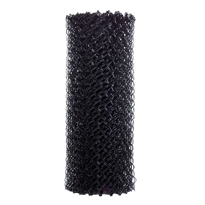 3-ft H x 50-ft L 9-Gauge Vinyl Coated Steel Chain Link Fence Fabric in ...