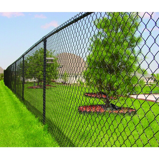 Vinyl Coated Steel Chain-Link Fence Fabric (Common: 10-ft x 6-ft ...