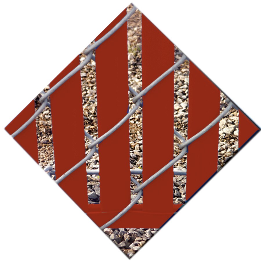 Merchants Metals 11981RW 56.5-in Red Chain-Link Fence Privacy Slat