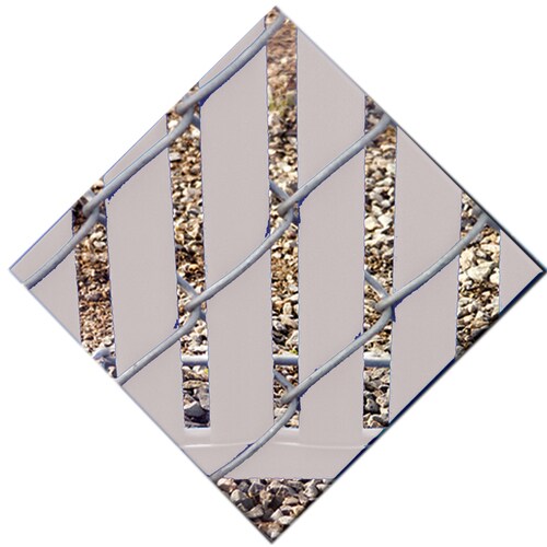 5ft H x 0.1in L 78Pack White Chain Link Fence Privacy Slat in the